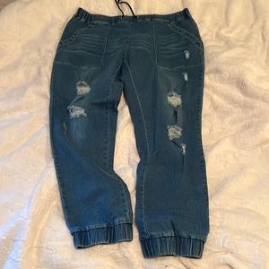 Sidefeel denim joggers